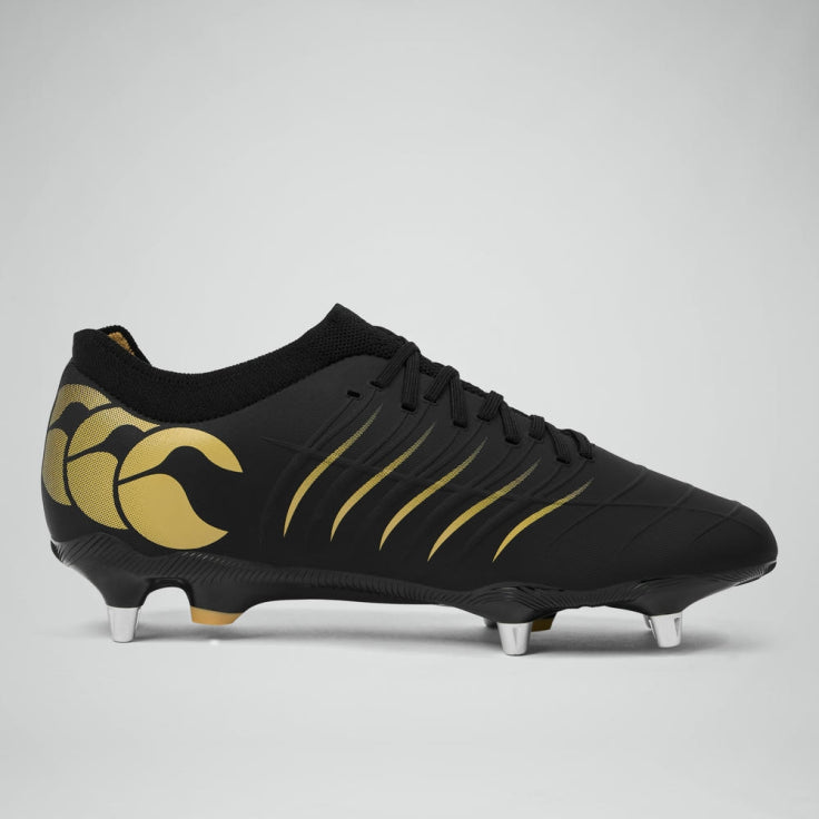 Chaussures de rugby Canterbury Phoenix 2.0 Pro SG noires