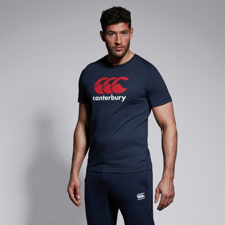 Canterbury CCC Logo T-Shirt Men Navy