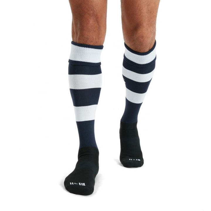 Chaussettes Canterbury Team Hooped Bleu Marine/Blanc