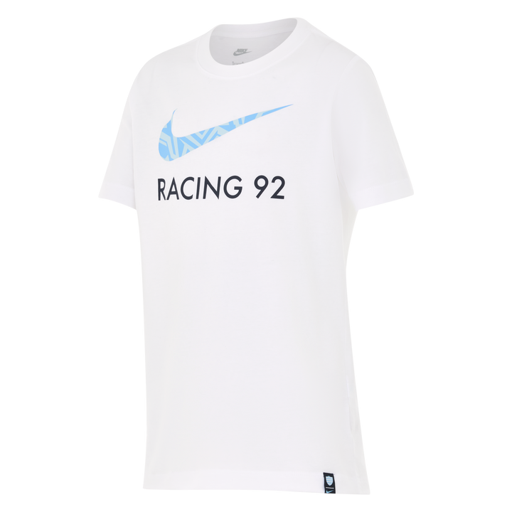 T-shirt graphique Nike Racing 92 blanc pour enfant