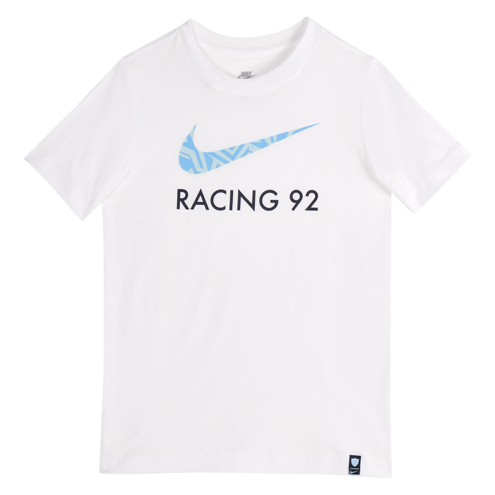 T-shirt graphique Nike Racing 92 blanc pour enfant