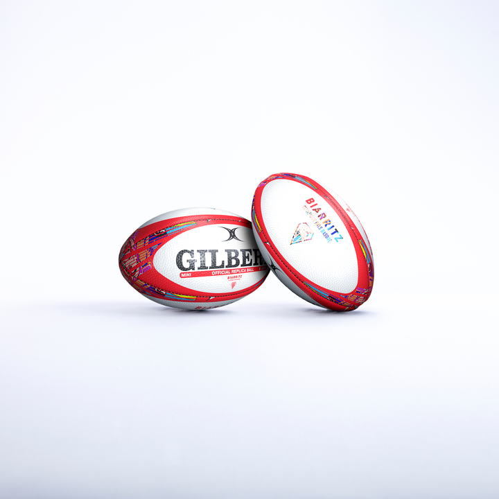 Mini ballon de rugby réplique Gilbert Biarritz
