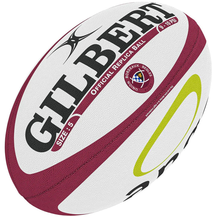 Ballon de Rugby Réplique Gilbert Bordeaux-Bègles Taille 5