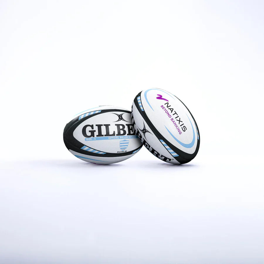 Ballon de rugby réplique Gilbert Metro Racing 92 taille 5