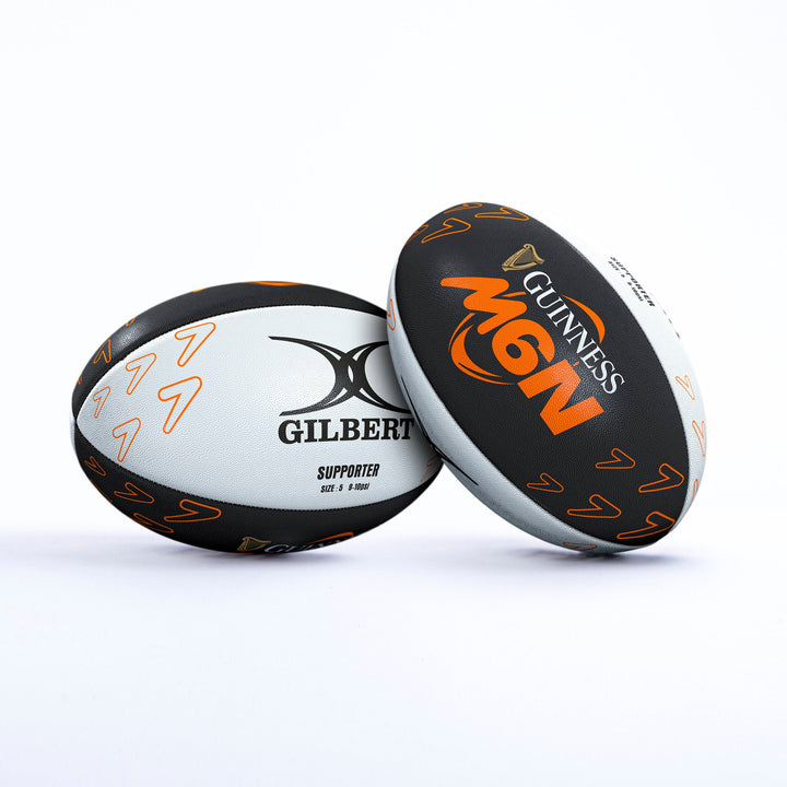 Gilbert Guinness Six Nations Supporter Rugby Ball Size 5