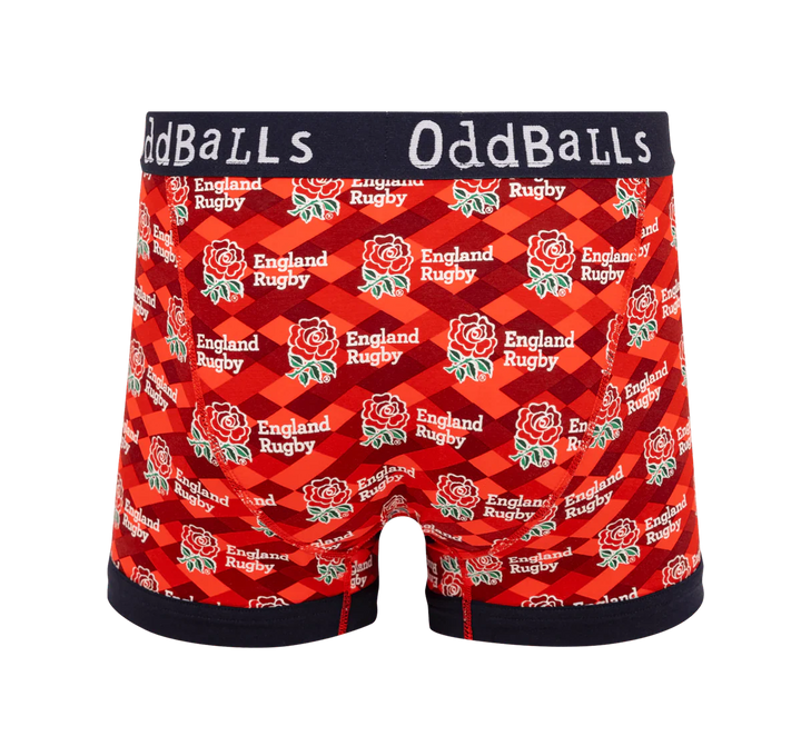 Oddballs England Rugby Union Men's Alternate Boxer Shorts
