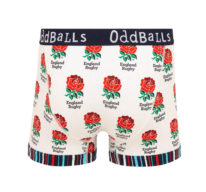 Boxer Homme OddBalls England Rugby Union Home Katoen