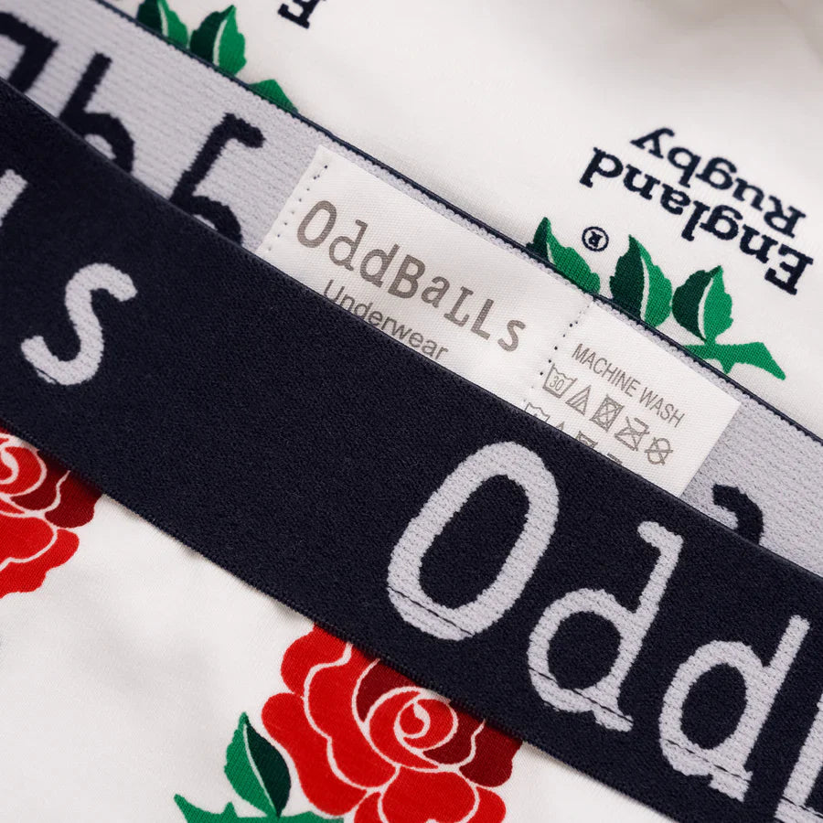 Boxer Homme OddBalls England Rugby Union Home Katoen