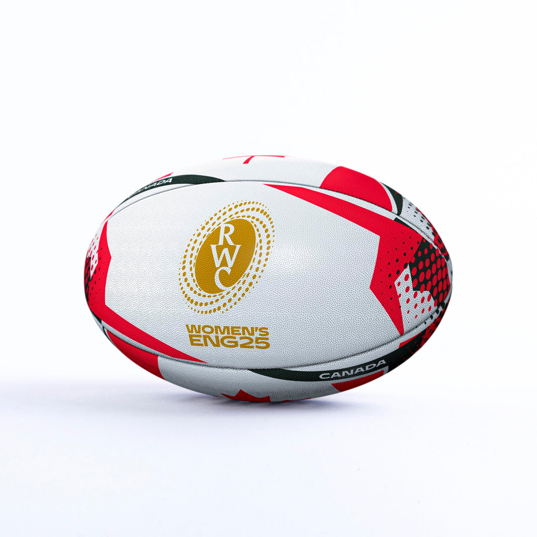 Ballon de rugby Gilbert RWC 2025 Équipe Canada Taille 5
