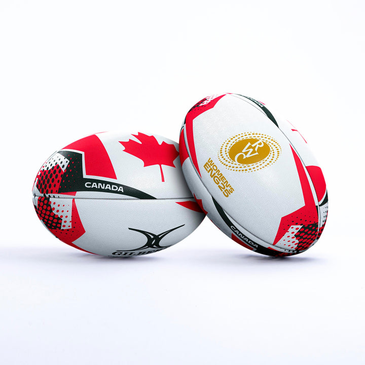 Ballon de rugby Gilbert RWC 2025 Équipe Canada Taille 5