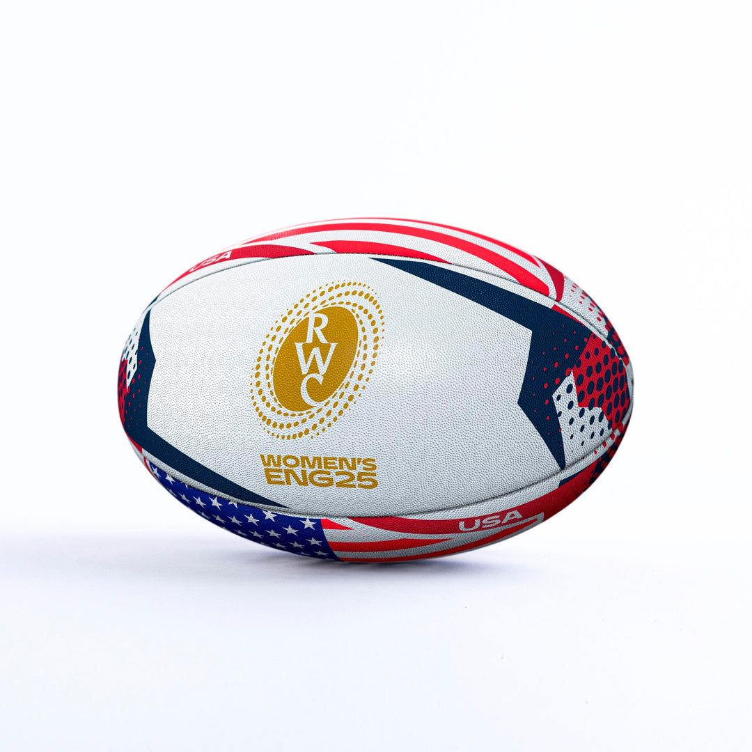 Pallone da rugby Gilbert RWC 2025 USA Team taglia 5