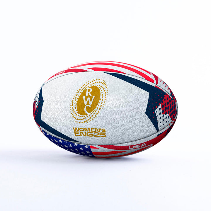 Pallone da rugby Gilbert RWC 2025 USA Team taglia 5