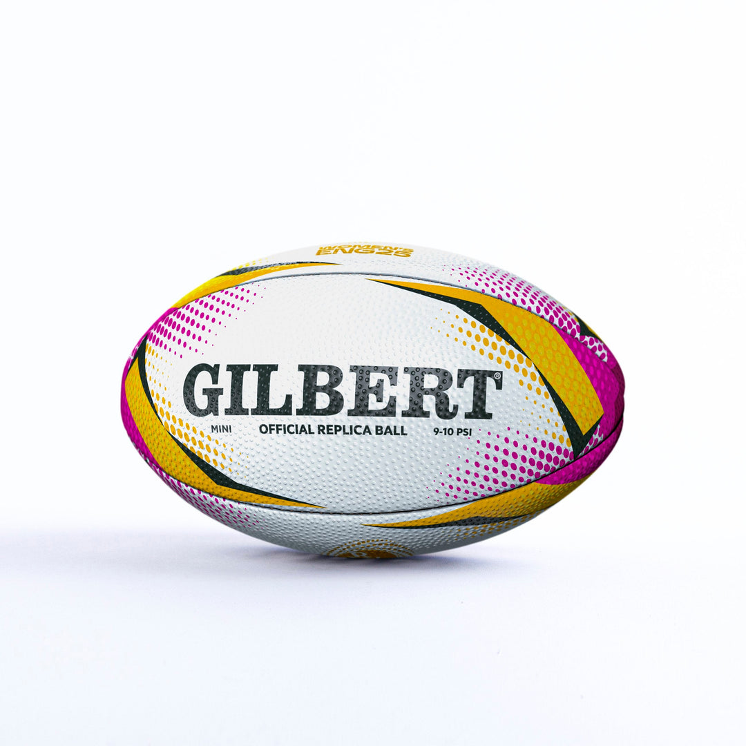 Mini-réplique du ballon de rugby Gilbert de la Coupe du monde de rugby féminin 2025
