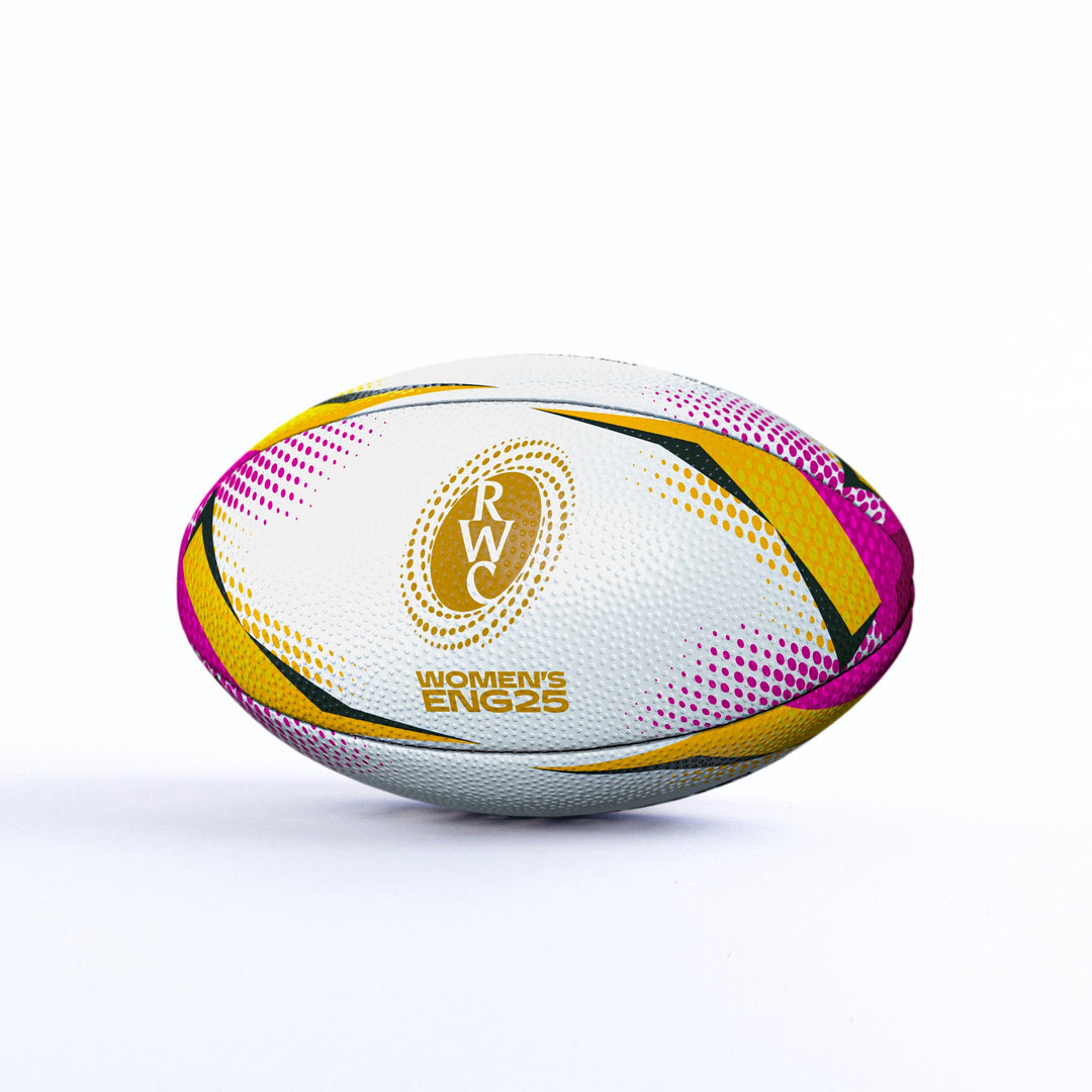 Mini-réplique du ballon de rugby Gilbert de la Coupe du monde de rugby féminin 2025