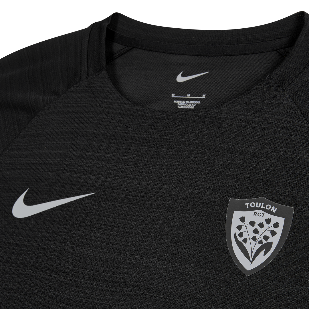 Maillot d'entraînement Nike RC Toulon pour homme, noir