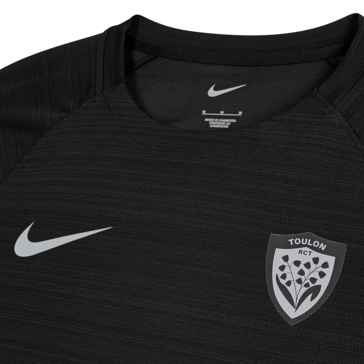 Maillot d'entraînement Nike RC Toulon pour homme, noir