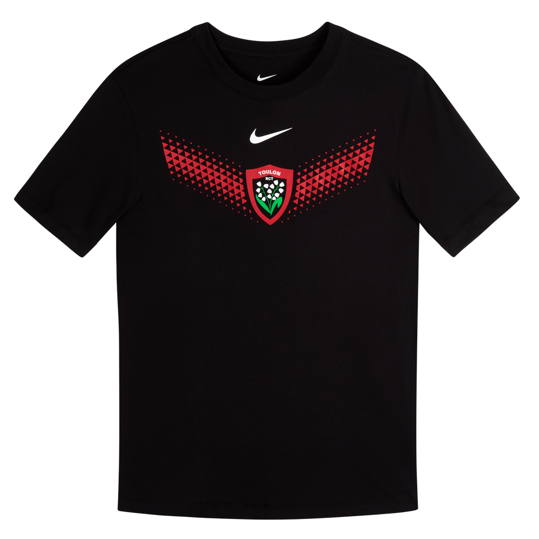 Maglietta da rugby grafica Nike RC Toulon nera
