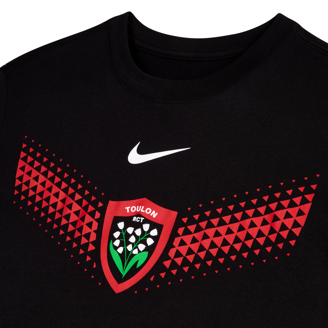 Maglietta da rugby grafica Nike RC Toulon nera