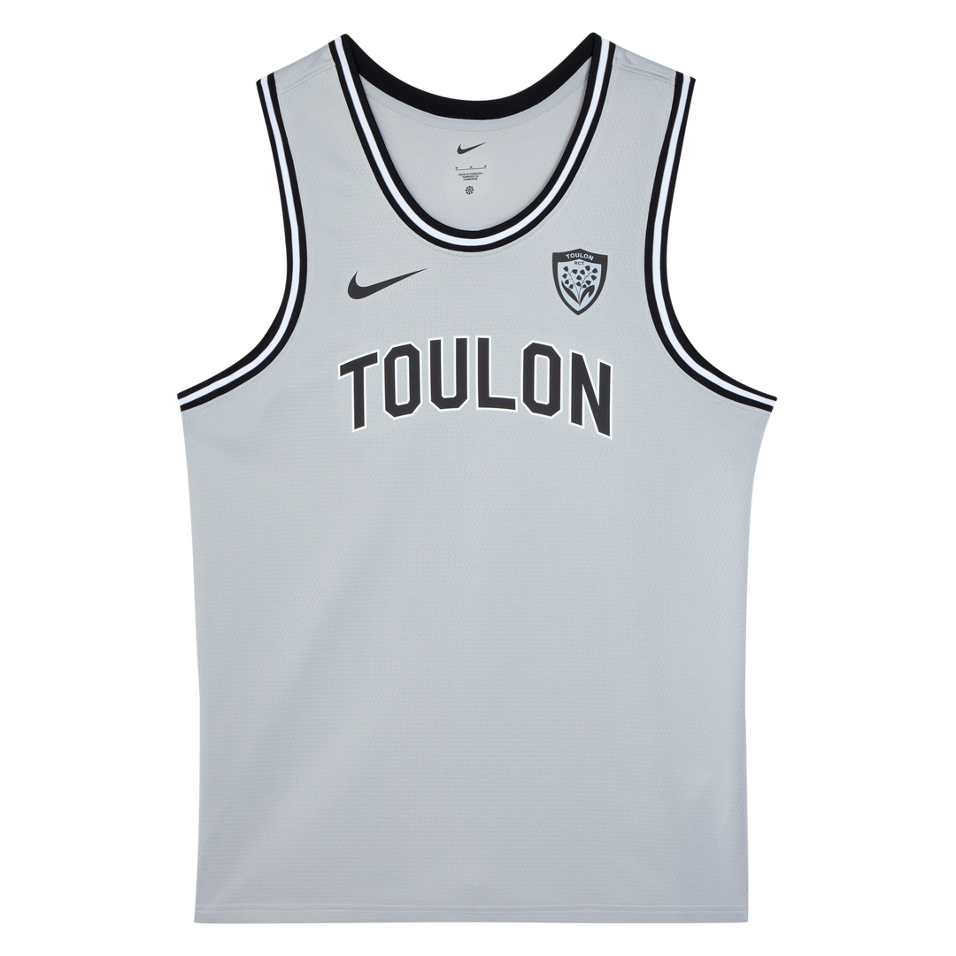 Maillot de basket Nike RC Toulon 2025/26 Gris