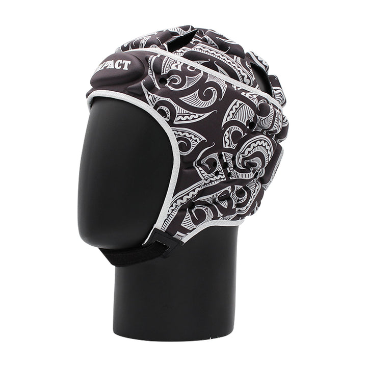 Casque de protection Impact Rugby Tribal noir