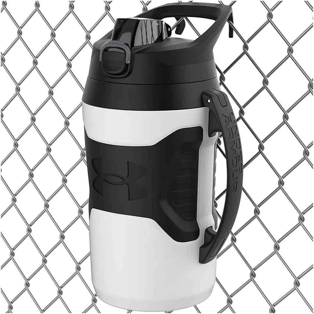 Bouteille d'eau Under Armour Playmaker Jug 1,9 L, blanche