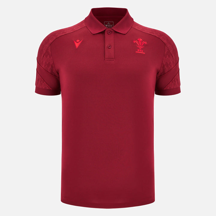 Polo de voyage Macron Rugby Pays de Galles 2025/26 pour homme