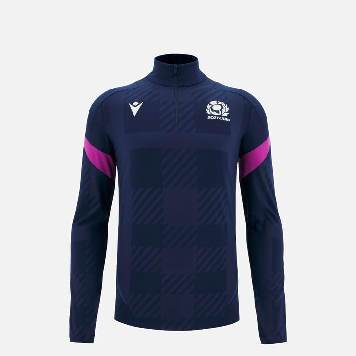 Haut d'entraînement Macron Scotland Rugby 2025/26 1/4 Zip pour enfant