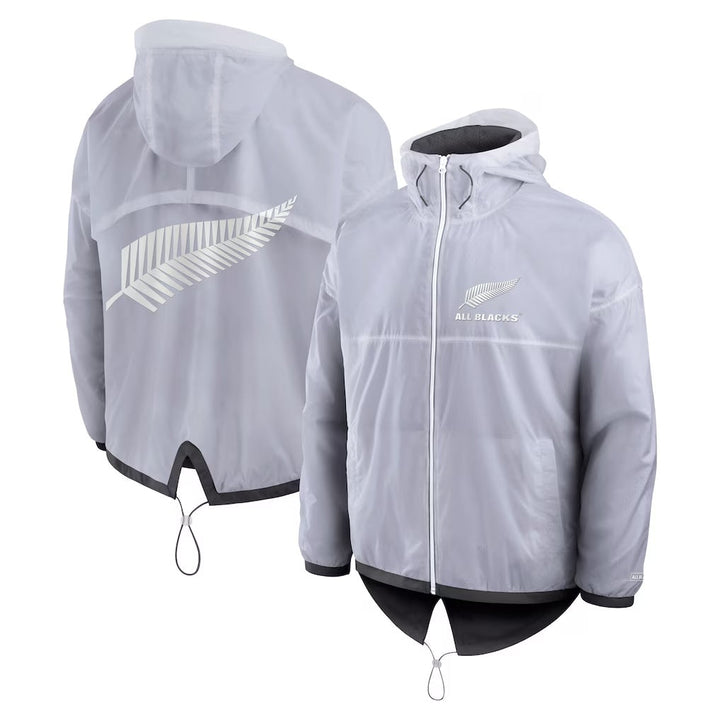 All Blacks Elements Lightweight Anorak Jacket White