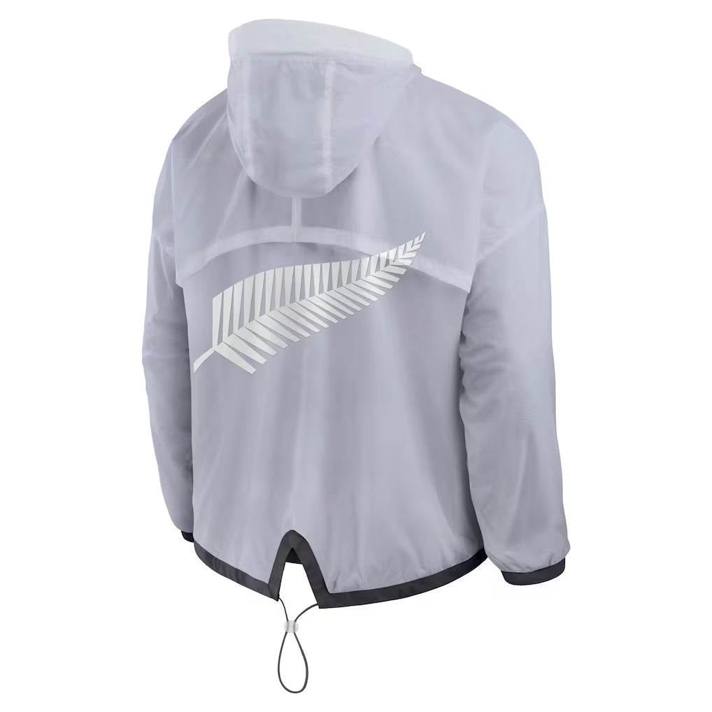 All Blacks Elements Lightweight Anorak Jacket White