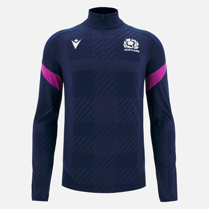 Haut d'entraînement Macron Scotland Rugby 2025/26 1/4 Zip pour homme