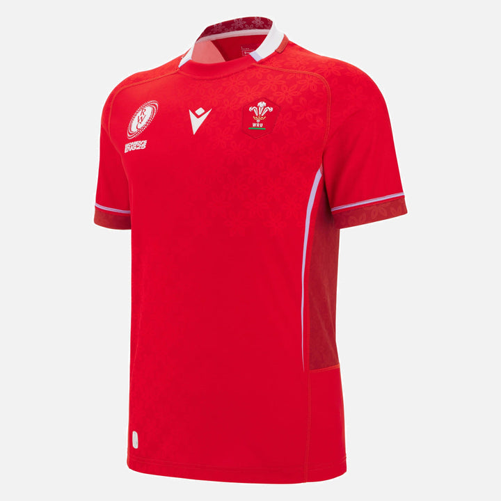 Maillot Macron Wales Rugby Réplique Domicile WRWC 2025 Homme