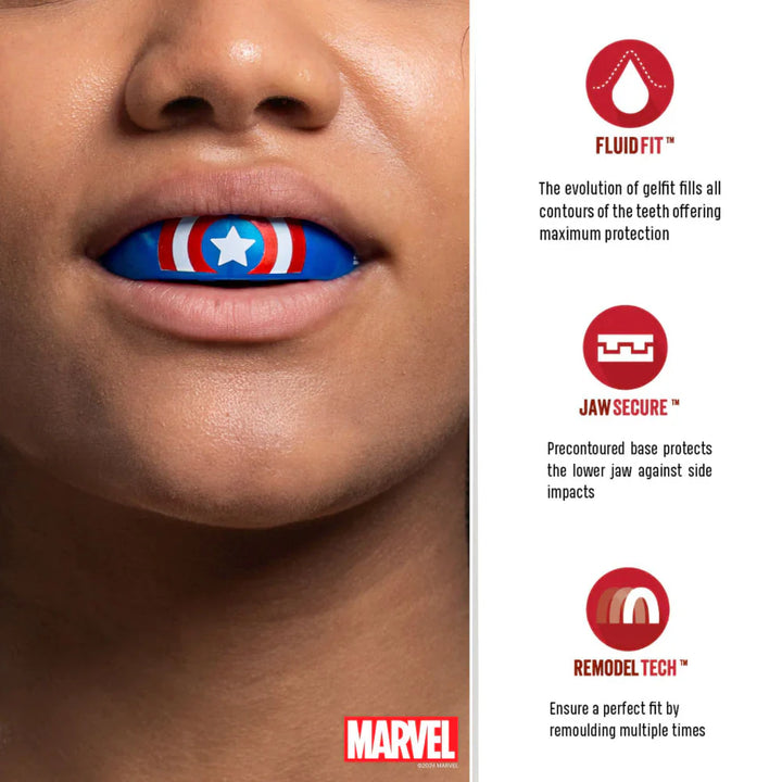 Protège-dents Safejawz Marvel Captain America