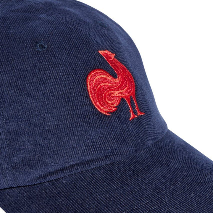 Casquette de baseball adidas FFR France en velours côtelé