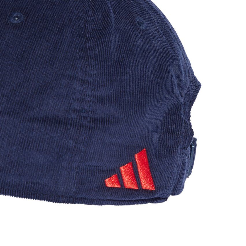 Casquette de baseball adidas FFR France en velours côtelé