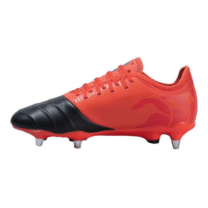 Canterbury Phoenix Genesis Team Soft Ground Rugby Boots Oxy Fire