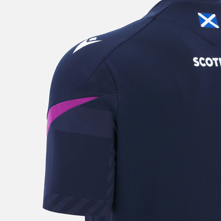 T-shirt d'entraînement Macron Écosse Rugby 2025/26 pour enfants