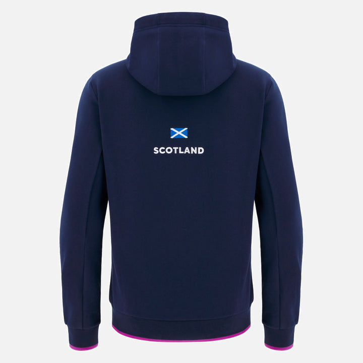 Sweat à capuche de voyage Macron Écosse Rugby 2025/26 pour homme
