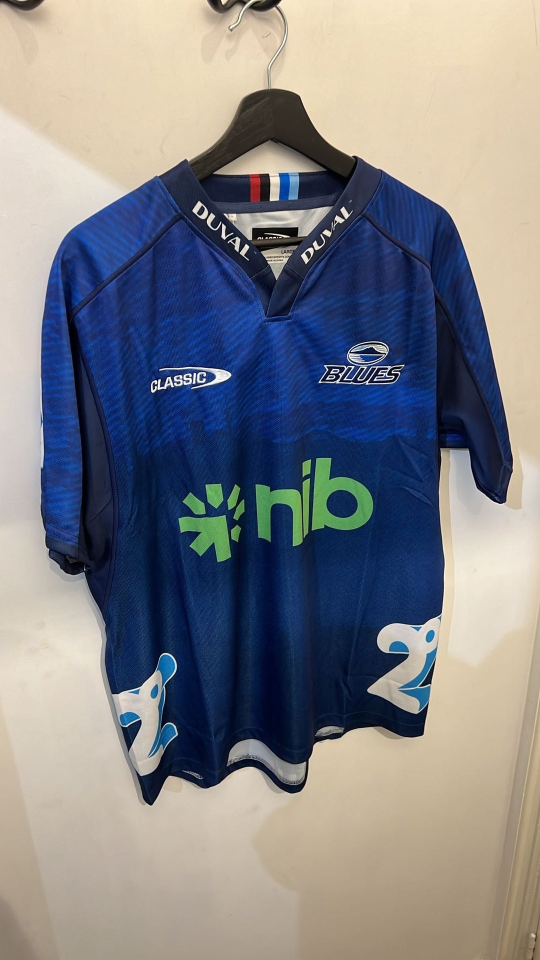 Maillot d'Entraînement Blues Super Rugby pour Hommes