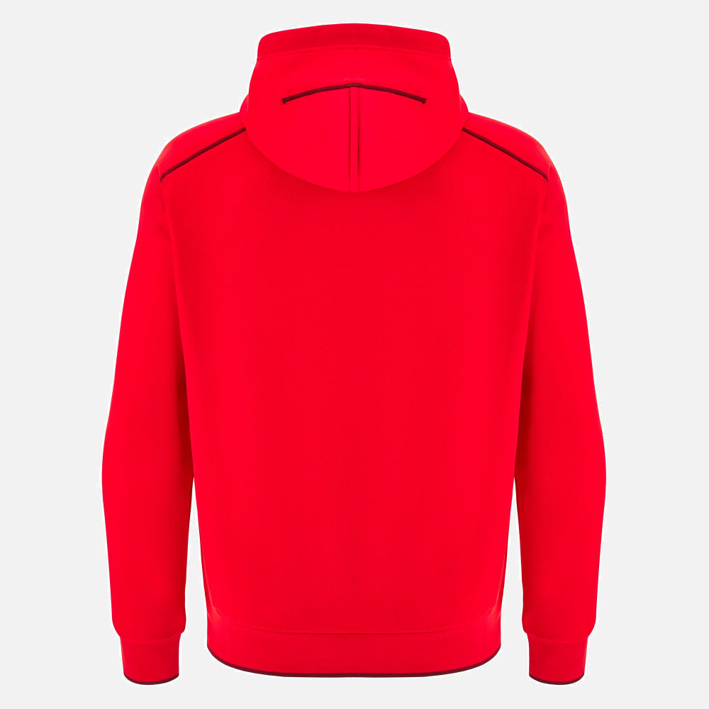 Sweat à capuche Macron Rugby Pays de Galles 2025/26 Travel Yukon pour homme