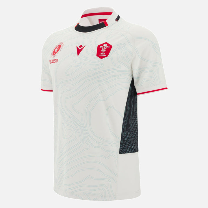 Maillot extérieur Macron Wales Rugby WRWC Réplique 2025 Homme