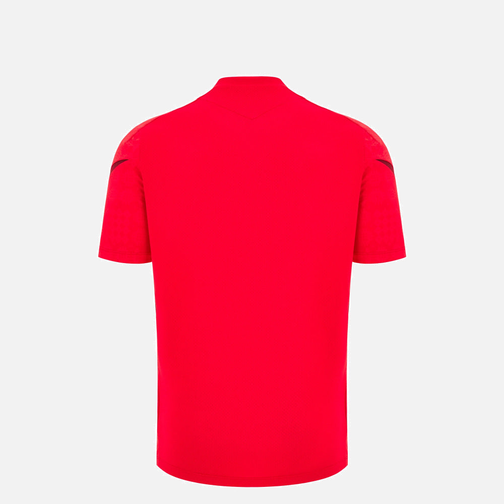 Macron Rugby Wales 2025/26 Red Training T-Shirt Kids