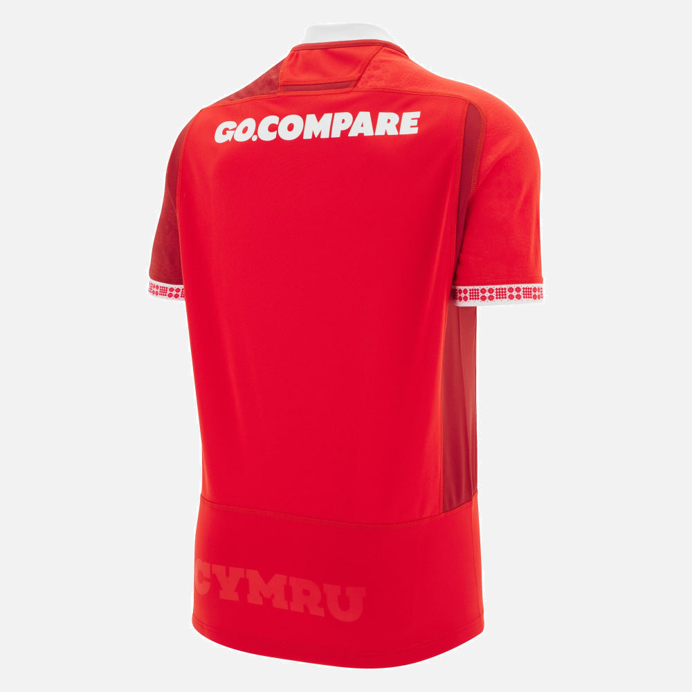 Maillot Macron Pays de Galles Rugby Domicile Réplique 2025/26 Homme