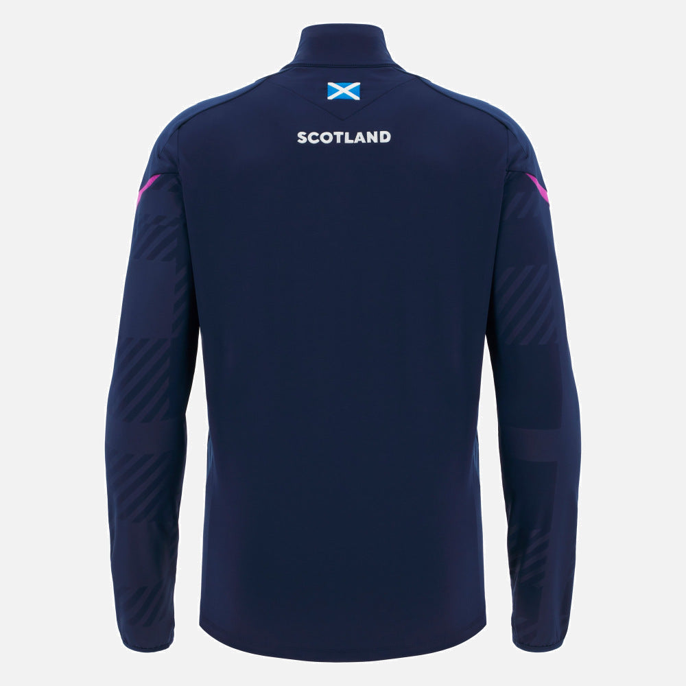 Haut d'entraînement Macron Scotland Rugby 2025/26 1/4 Zip pour homme