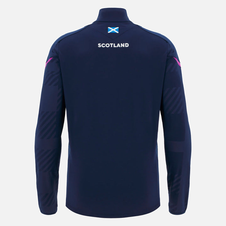 Haut d'entraînement Macron Scotland Rugby 2025/26 1/4 Zip pour homme