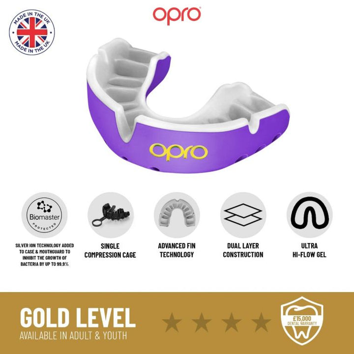 Protège-dents OPRO Gold Ultra Fit Bleu/Blanc