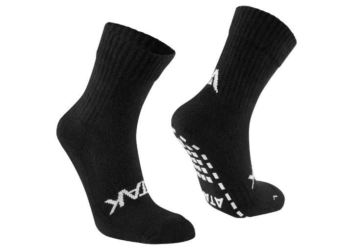 ATAK Ultra Light Mid-Length Grip Socks Black