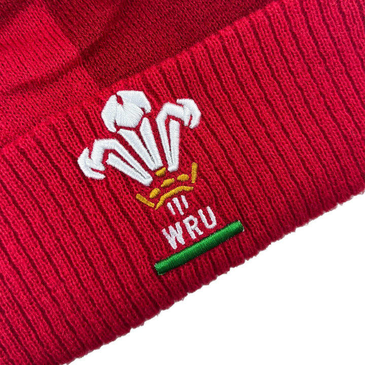 Macron Rugby Wales 2025/26 Pom Pom Beanie