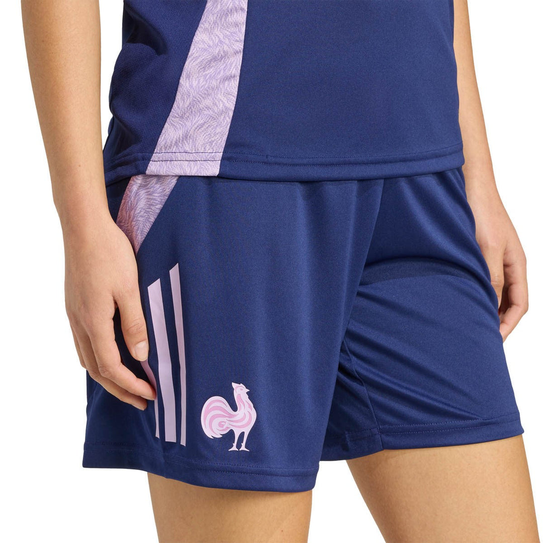Short d'entraînement adidas France Rugby pour femme