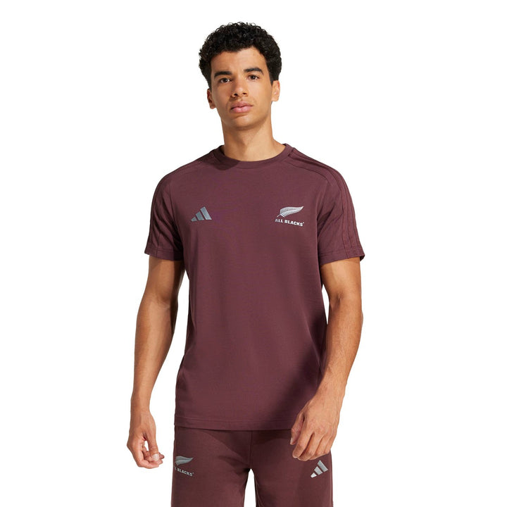 T-shirt adidas All Blacks pour homme, couleur rubis aurore