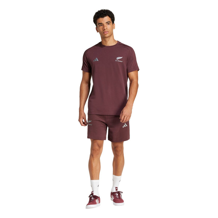 T-shirt adidas All Blacks pour homme, couleur rubis aurore